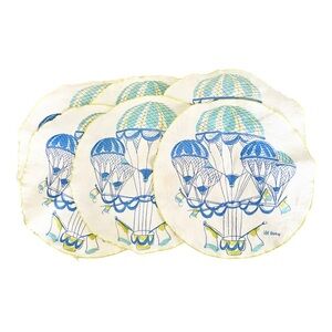 Vintage Vera Neumann Hot Air Balloon 6 Placemats